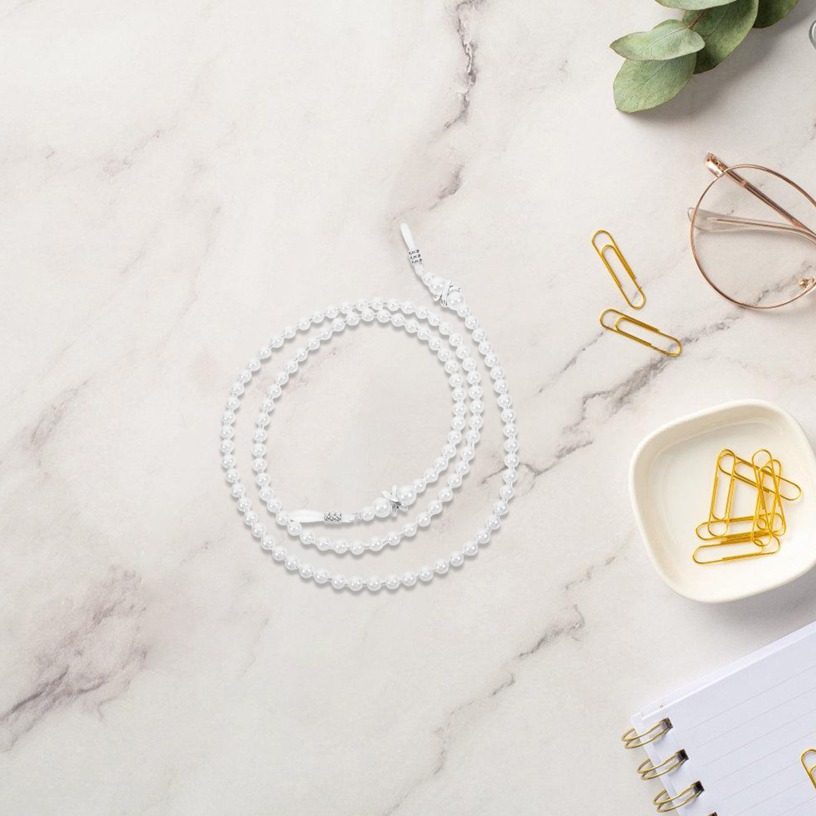 Mask Chain Holder - سلسلة نظارات لؤلؤية مضادة للانزلاق، حامل