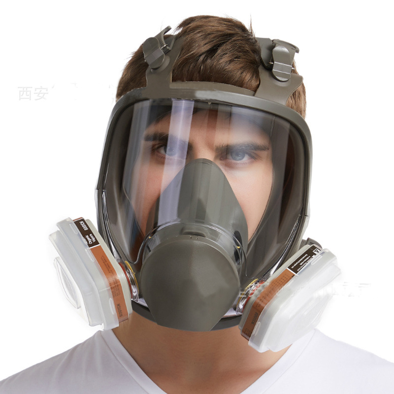 Anti Pollution Mask - مكافحة الضباب الغبار 6800 كامل الوجه