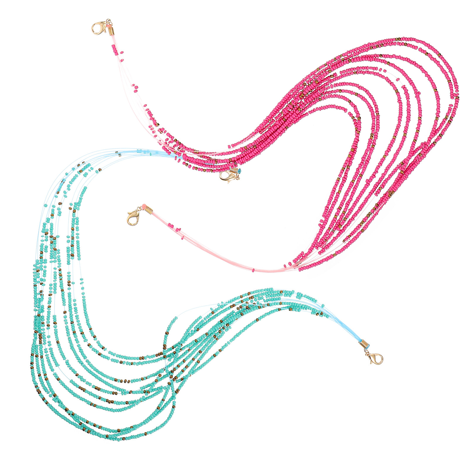 حامل قناع مزين بالخرز وسلسلة ل - مراجعة Mask Chain Holder وسعره