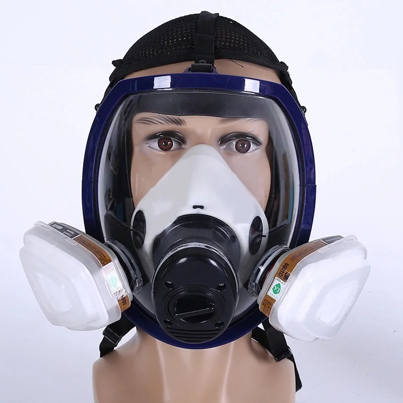 كامل الوجه قناع الغاز الكيميائ - مراجعة Dust Mask Construction وسعره