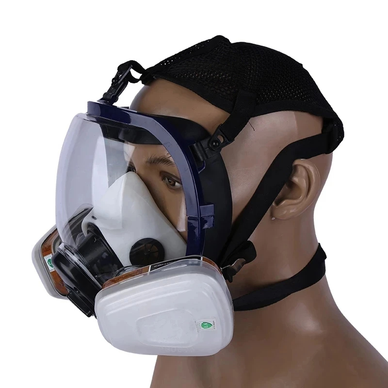 كامل الوجه قناع الغاز الكيميائ - مراجعة Dust Mask Construction وسعره