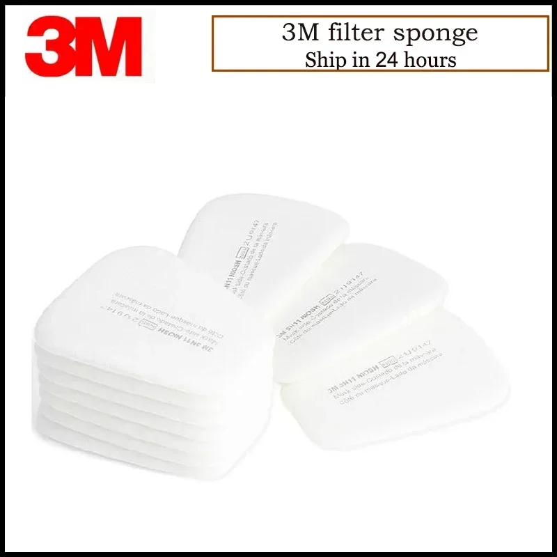 10 قطع/علبة فلاتر قطنية 3M 5N1 - مراجعة Dust Mask Construction وسعره