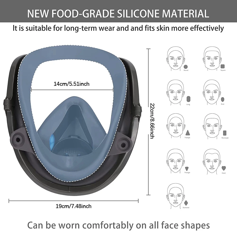 6800 اللوحة الصناعية رش التنفس - مراجعة Dust Mask Construction وسعره